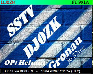 DJ0ZK: 2026041009 de PI1DFT