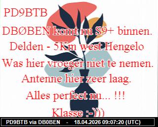 PA0BVD: 2026041811 de PI1DFT