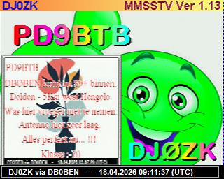 DJ0ZK: 2026041811 de PI1DFT