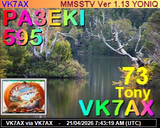 VK7AX: 2026042109 de PI1DFT