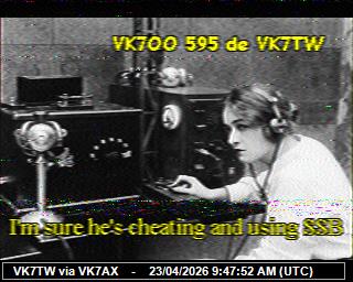 VK7TW: 2026042311 de PI1DFT