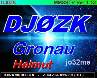 DJ0ZK: 2026042611 de PI1DFT