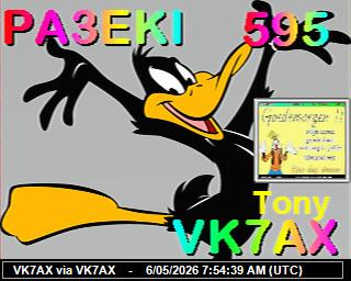 VK7AX: 2026050609 de PI1DFT