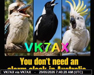 VK7AX: 2026052909 de PI1DFT