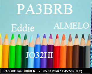 PA3BRB: 2026070519 de PI1DFT