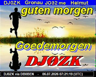 DJ0ZK: 2026070609 de PI1DFT