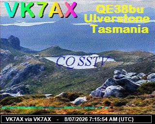 VK7AX: 2026070809 de PI1DFT