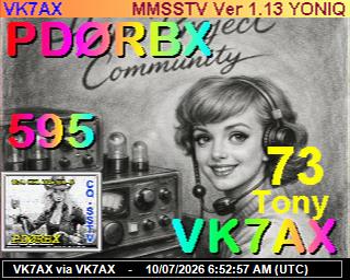 VK7AX: 2026071008 de PI1DFT