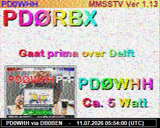 PD0WHH: 2026071107 de PI1DFT