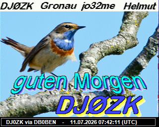 DJ0ZK: 2026071109 de PI1DFT