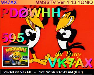VK7AX: 2026071208 de PI1DFT