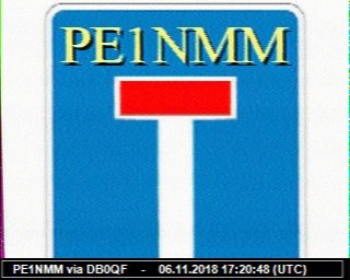 PE1NMM: 2018110617 de PI3DFT