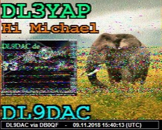 DL9DAC: 2018110915 de PI3DFT