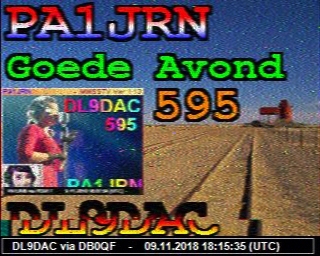 DL9DAC: 2018110918 de PI3DFT