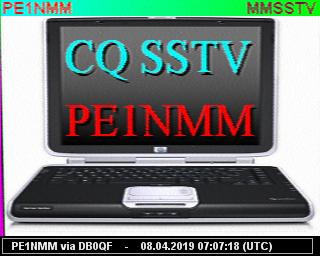 PE1NMM: 2019040807 de PI3DFT